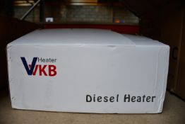 A boxed VVKB Diesel Heater.