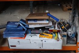 A quantity of miscellaneous tools and related items to include Heller drill bits, Mac 7-piece