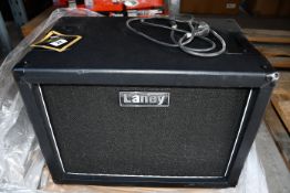 A Laney LFR-112 Active Guitar Cabinet (Some minor damage to item).
