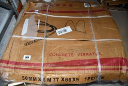 An as new Concrete Vibrator (Damaged to outer box).