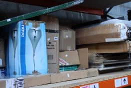 A quantity of miscellaneous items to include panel lighting and household radiators.