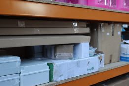 A quantity of assorted electrical fixtures, fittings and accessories.