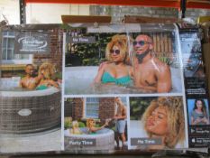 A pre-owned Maeva CleverSpa (Original box but distressed).