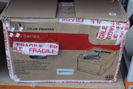 A pre-owned OKI C824n A3 colour laser printer.