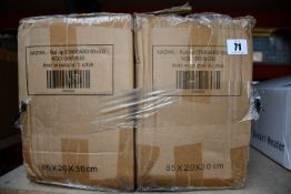 Twelve boxed as new roll-up banner stands.