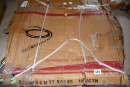 An as new Concrete Vibrator (Damaged to outer box).