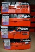 Two Paslode 141210 2.8 x 63mm, one 141075 2.8 x 51mm and one 141204 2.8 x 51mm Round Ring Shank