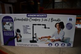 A boxed as new Arkon Mounts Remarkable Creators 3-in-1 Bundle.
