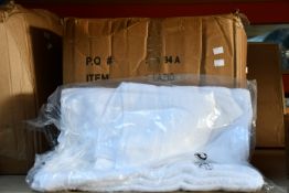 Forty five as new Linen Connect Lazio Hand Towels in white.