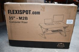 A boxed as new FlexiSpot M2B Ergonomic Computer/Desk Riser 35