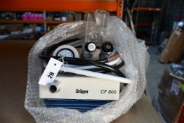 A pre-owned Drager CF 800 Continuous Flow CPAP System (Unit only).