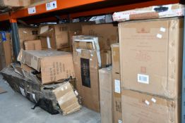 A quantity of miscellaneous household/office furniture and related.