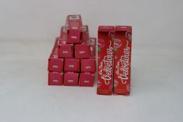 Ten boxed as new Lime Crime Velvetines Cupid liquid matte lipsticks.