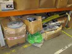 A quantity of miscellaneous automotive parts and related.