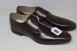 A pair of Sweeney London brown leather shoes (UK7 - No box).
