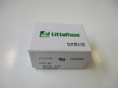A box of two hundred as new Littelfuse Hamlin Reed Switches TRW Sensors (P/N: 59170-510) (Box