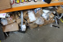 A quantity of assorted miscellaneous engineering parts and accessories.