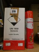 Two boxes of 6 x 300ml Midas SiderEx Spider Deterrent.