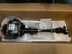 A boxed Hangkai 7.0 196cc Outboard Motor.
