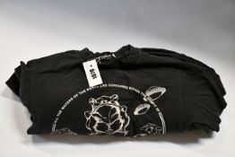 Ten as new The Great Frog London vintage reissue 70's UFO T-shirts in black (S).