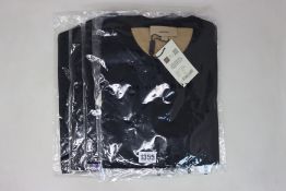 Four as new Burberry black T-shirts (M).