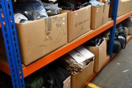 A quantity of assorted as new clothing and related items.