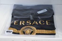 An as new Versace Embroidered Medusa Logo T-shirt (2XL - RRP £650).