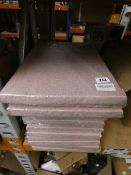 Fifteen Cleesmil Linen fabric folding boxes with side handles.