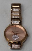 A ladies as new Michael Kors Portia watch MK3853 (No box).