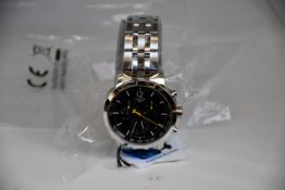 An as new Tissot T-Sport PRC-200 men's silver wrist watch (RRP £405) (No Box).