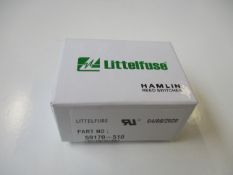 A box of two hundred as new Littelfuse Hamlin Reed Switches TRW Sensors (P/N: 59170-510) (Box