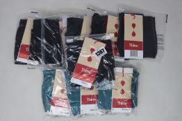 Ten pairs of as new Thinx Hiphugger period proof pants (All S).