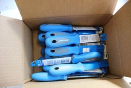 A quantity of as new Silverline expert scrappers (Approximately 15 items).