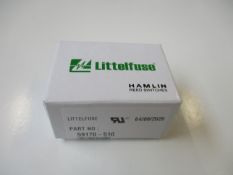 A box of two hundred as new Littelfuse Hamlin Reed Switches TRW Sensors (P/N: 59170-510) (Box