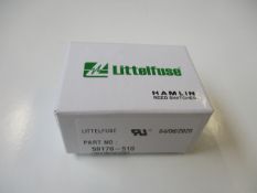 A box of two hundred as new Littelfuse Hamlin Reed Switches TRW Sensors (P/N: 59170-510) (Box