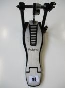 A pre-owned Roland single kick drum pedal.