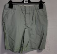 A pair of as new Sies Marjan Sterling reflective shorts in leek (Size 30 - RRP £900).