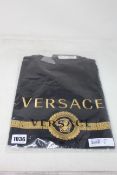 An as new Versace Embroidered Medusa Logo T-shirt (3XL - RRP £650).