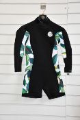 A women's as new Rip Curl Dawn Patrol 2/2 long sleeve Springsuit (Size 10).