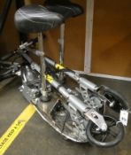 Two pre-owned RAM Wheels Pro Jr electric scooters (One may be intact, the other is damaged and can