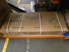A boxed as new Marcy MWB-20100 Folding Compact Weight Bench.