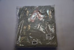 Five as new Boux Avenue grey mix velour stripe twosie's (All Size 12 - RRP £40 each).