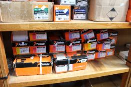 A quantity of assorted as new Paslode nails/brads with fuel cells to include codes: 141256,