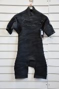 A women's as new Rip Curl Dawn Patrol 2/2 short sleeve Springsuit (Size M).