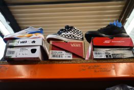 Five pairs of children's as new footwear to include Puma, Kickers, Skechers and Vans.