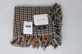 An as new Macintosh Gunclub check merino wool scarf (RRP £245).