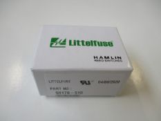 A box of two hundred as new Littelfuse Hamlin Reed Switches TRW Sensors (P/N: 59170-510) (Box
