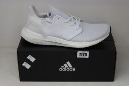 A pair of as new Adidas Ultraboost 20 trainers (UK 10).