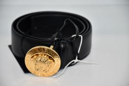 An as new Versace Classic Medusa belt (Size 100 - RRP £310).