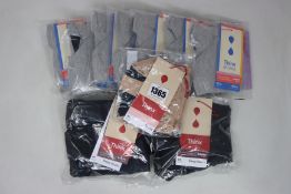 Seven Thinx bikini briefs (All 15-16 years), two pairs of Thinks sleep shorts (XS, M) and Thinx